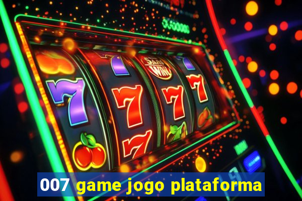 007 game jogo plataforma